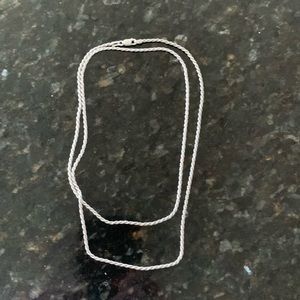 ASI Sterling Silver 1.7 mm Rope Chain 30” long